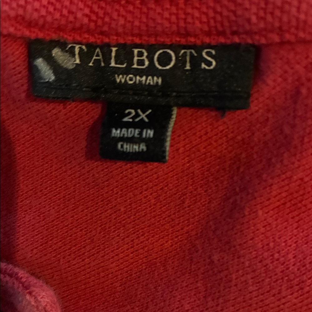 Talbots Nautical Dress Women’s 2X Sleeveless Vintage Dress Red Navy Striped Tank - Picture 3 of 9